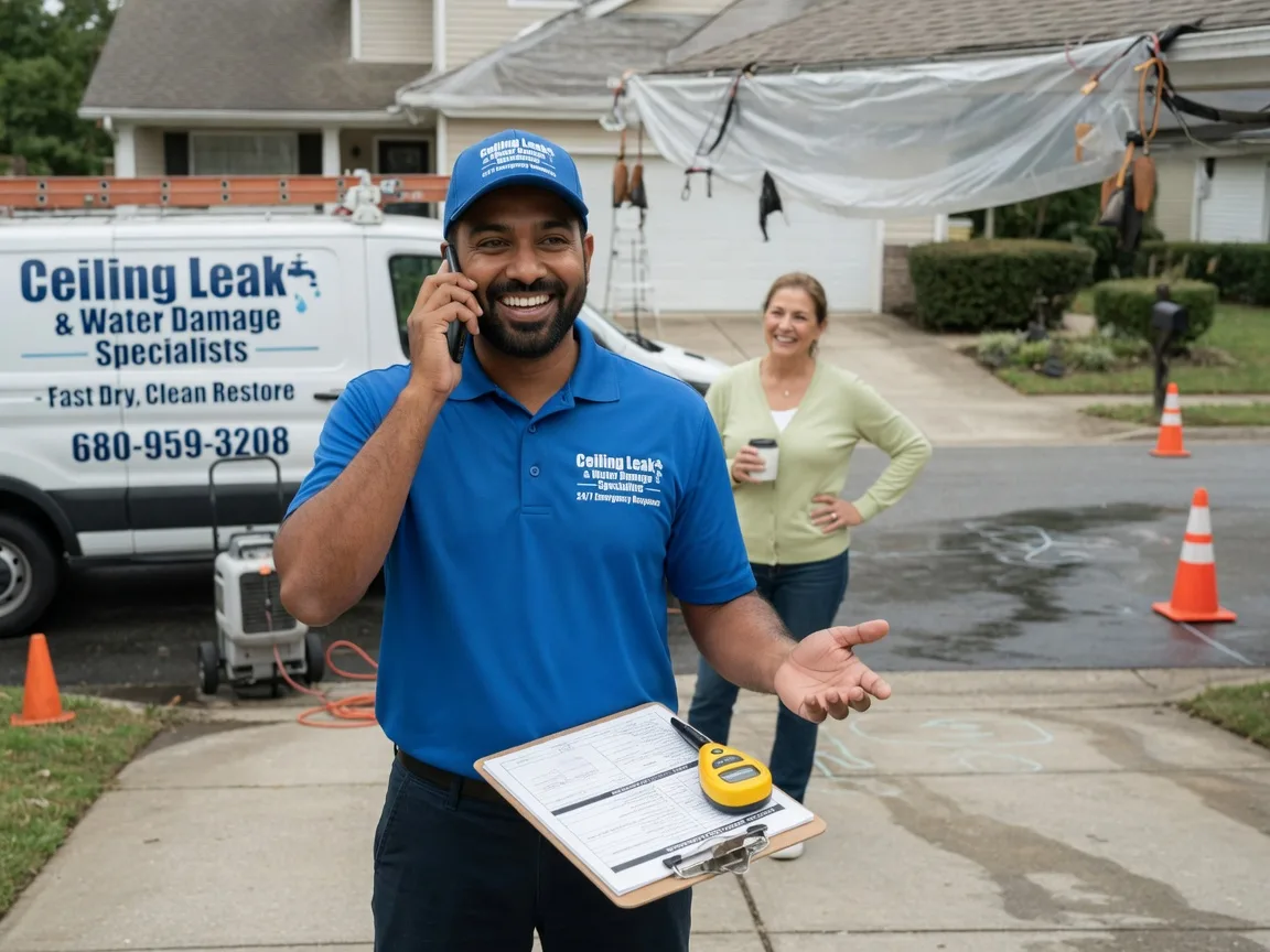 Ceiling Leak Cleanup Peru, IA FAQs